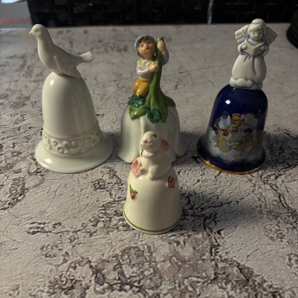 Four Vintage Avon Collectible Bells